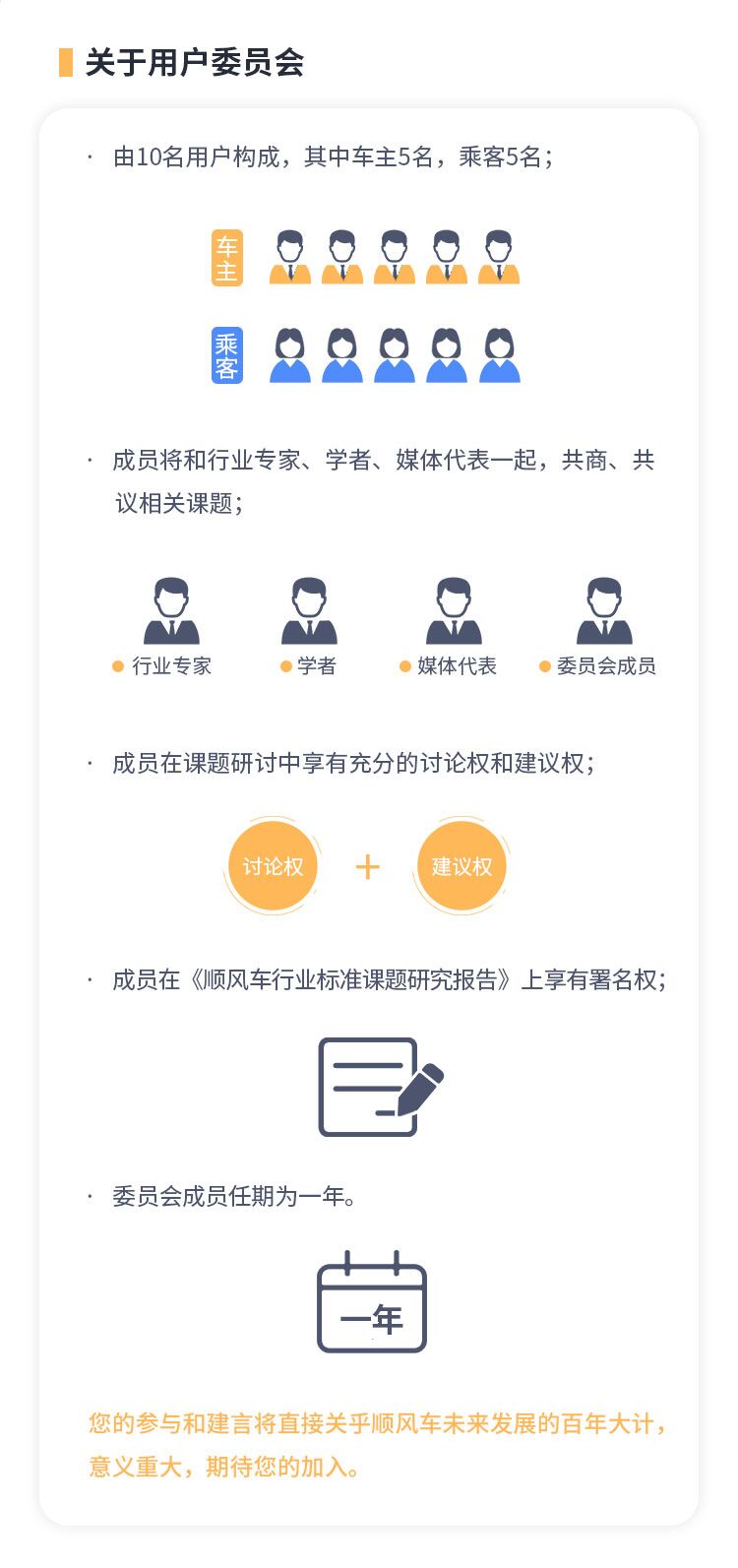 《面向全国征集 首个顺风车行业用户委员会将成立》