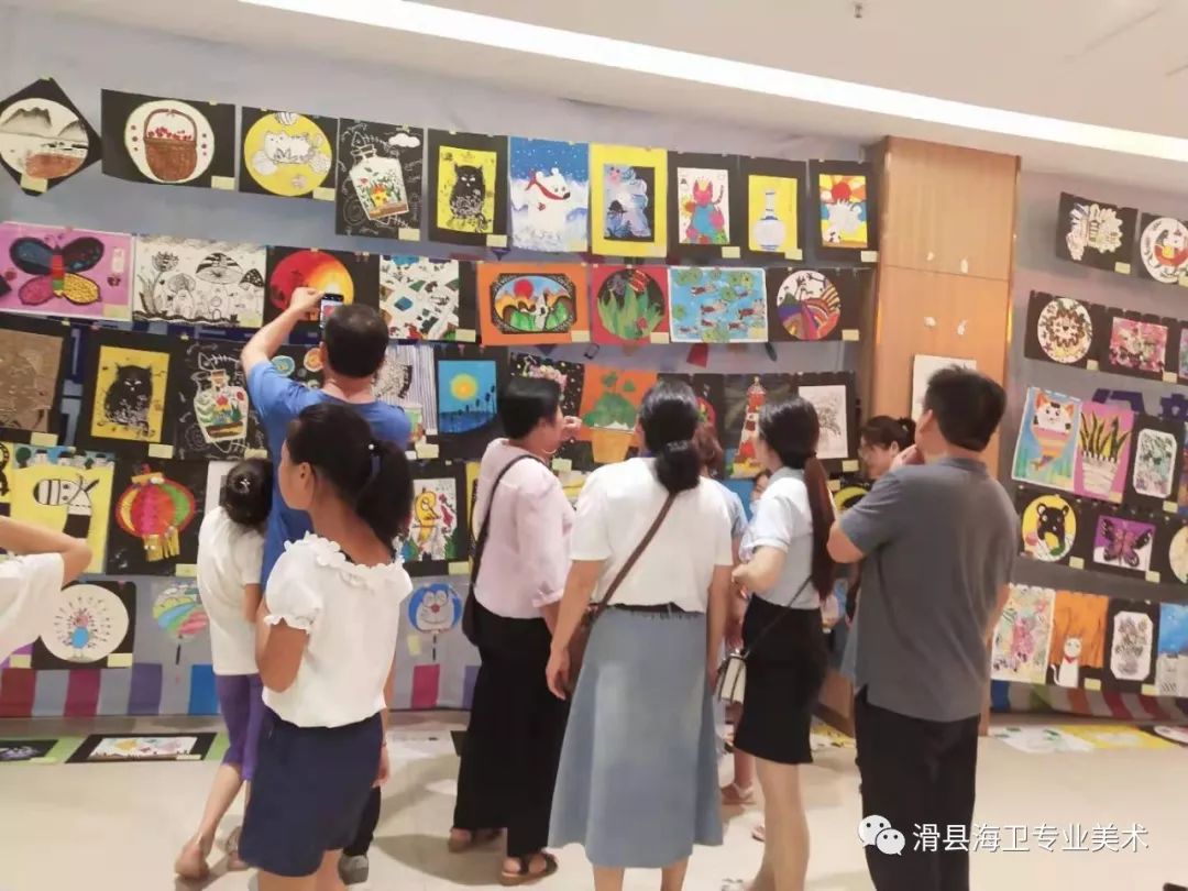 海卫美术教育学生的作品的确很棒!