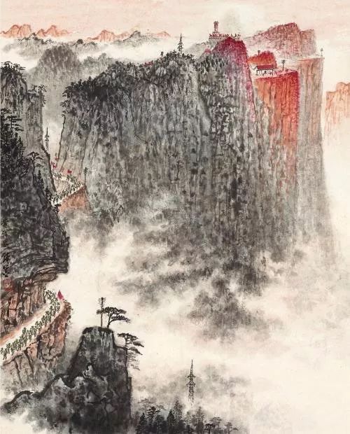当代中国山水画家钱松岩