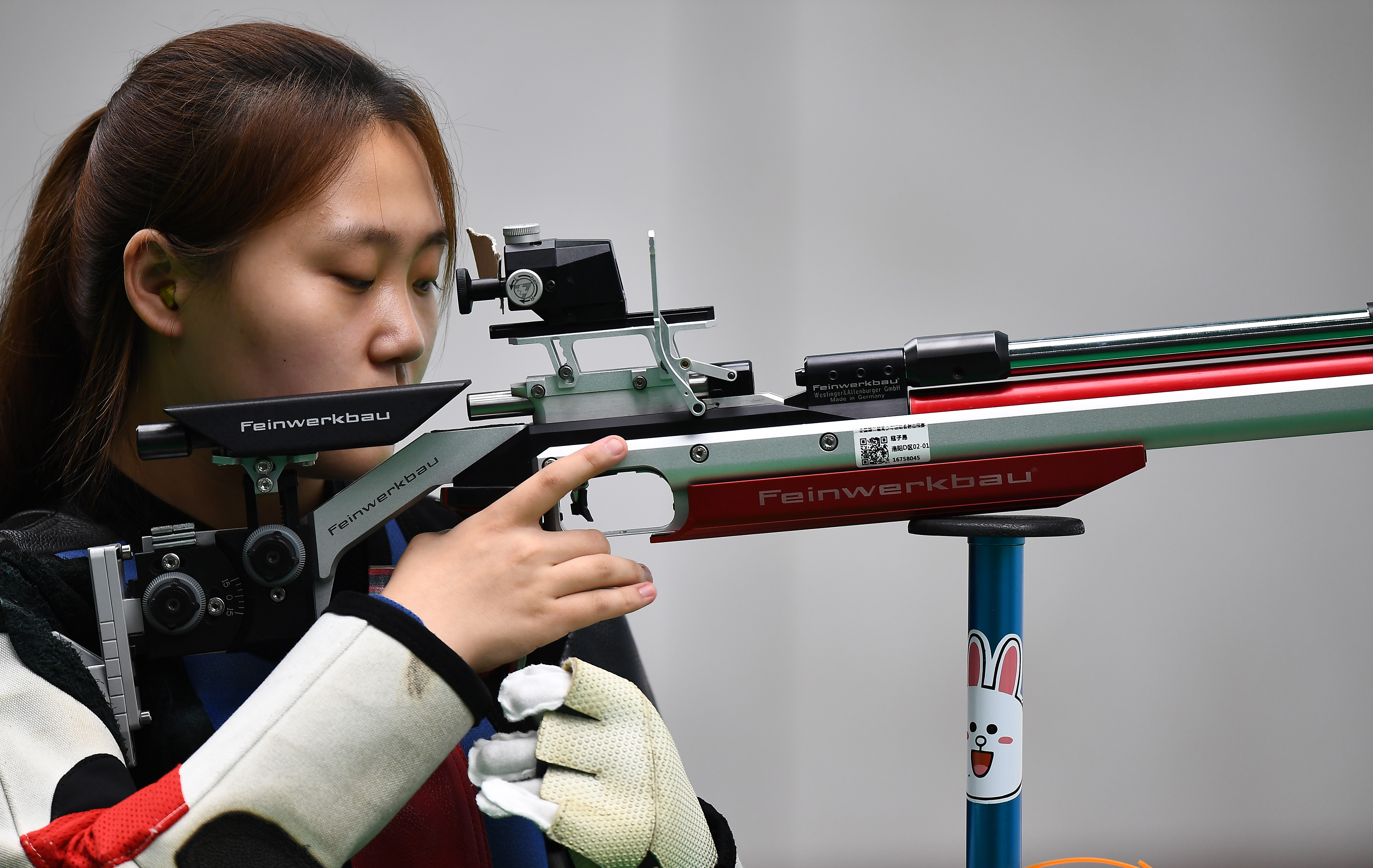 射击体校乙组女子10米气步枪个人决赛赛况