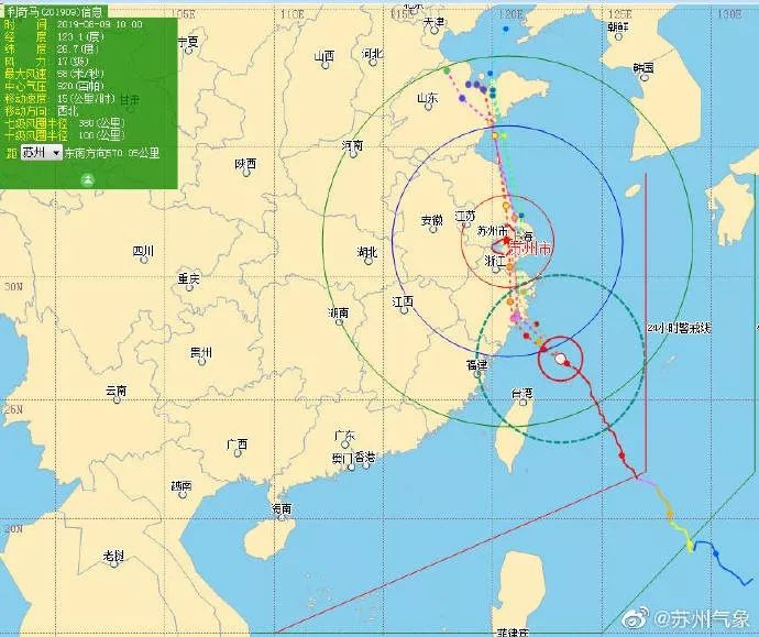 最大风力17级!超强台风"利奇马"逼近苏州