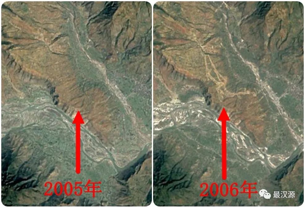 从河谷到山岗,从1984到2019,卫星地图记录下汉源35年历史变迁!