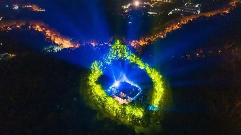 七夕夜"美龄宫项链"再次被点亮!_南京