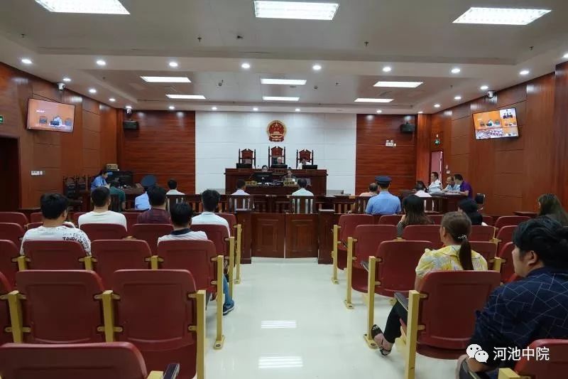 是不是觉得这很神奇 8月8日上午,环江毛南族自治县人民法院就依法开庭