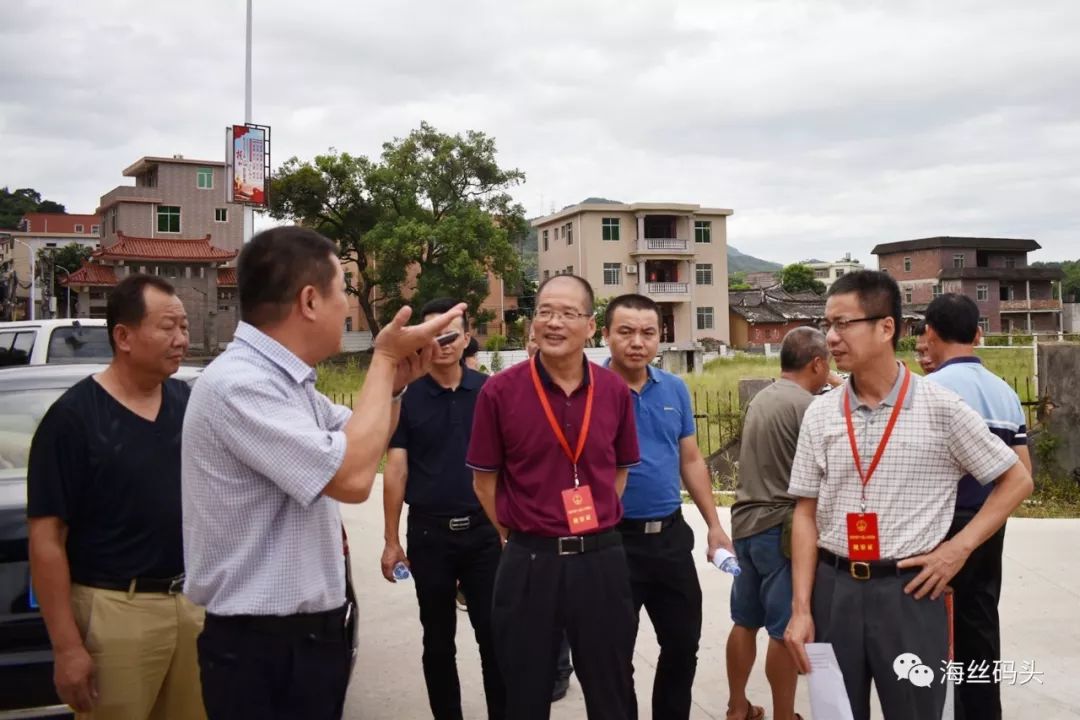 南安市人大常委会副主任陈文举带队到码头镇视察市政府2019年为民办