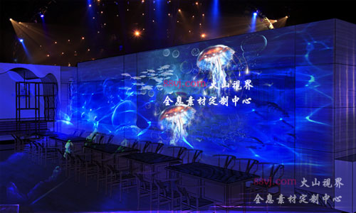 全息投影素材打造梦幻餐厅,新的网红打卡地