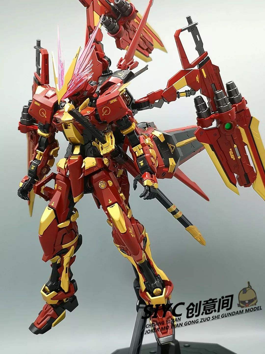 mbf-p02 异端高达红色机红龙形态(gundam astray red frame red