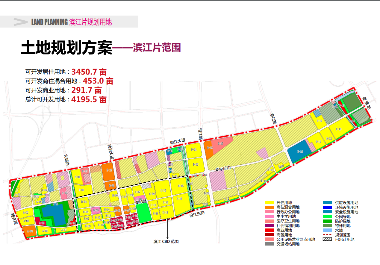 高大上!安庆东部新城滨江区概念规划图曝光(二)