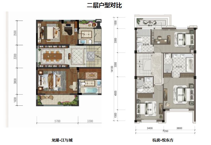 钱塘新区排屋,洋房户型大pk!到底哪一款更适合你,看完