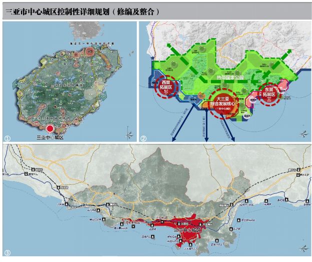 重磅三亚中心城区规划出炉160平方公里将建成三中心一枢纽附规划图