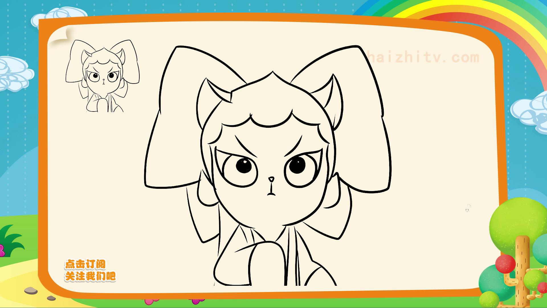 一组非常可爱的京剧猫简笔画