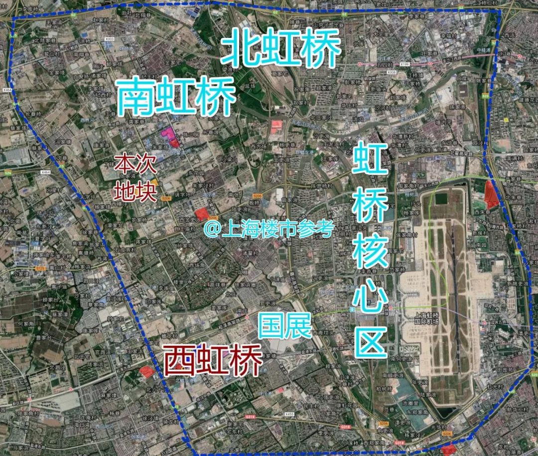 闵行华漕出2幅优质住宅地块,楼板价31000元/㎡,大虹桥