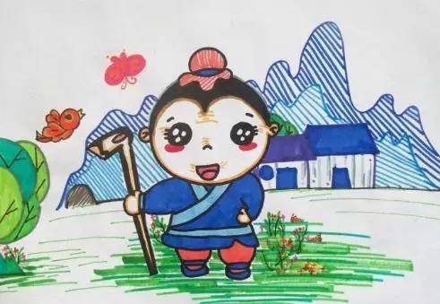 成语德配什么_成语故事简笔画