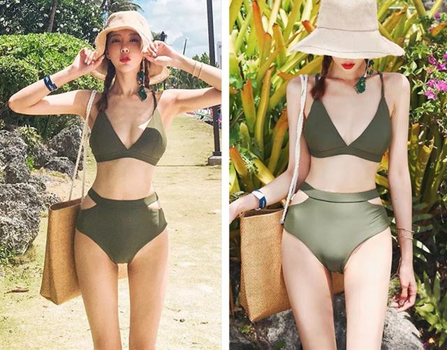 Army Green Hipster Bikini