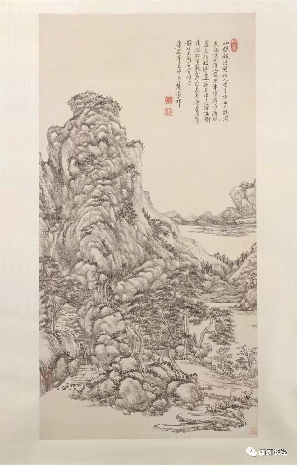 故宫博物院藏王原祁作品欣赏_朱文印 故宫博物院藏王原祁作品欣赏_朱文印