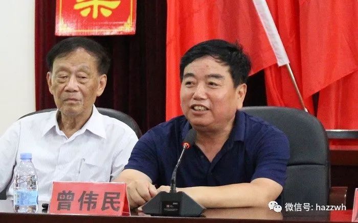 惠安县人大原副书记,副主任曾伟民讲话泉州龙山曾氏大宗祠会长讲话