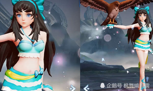 五将皮肤先放一放,娜可露露"泳装"皮肤曝光,网友:免费