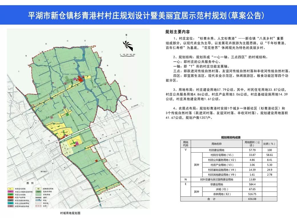 02 03 04 《平湖市新仓镇杉青港村村庄规划设计暨美丽宜居示范村规 