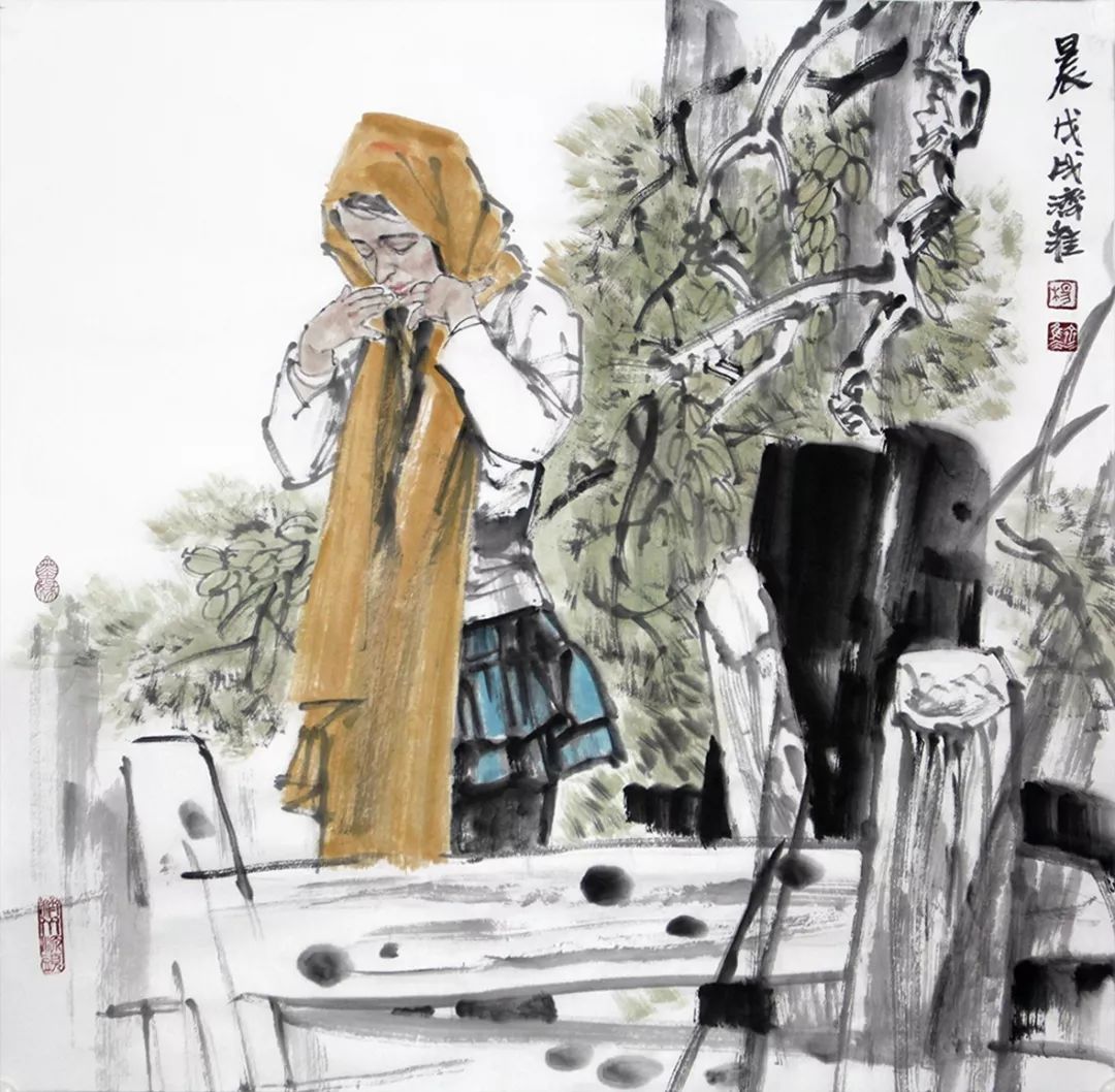 庆祝新中国成立70周年军旅画家杨济淮人物画精品展