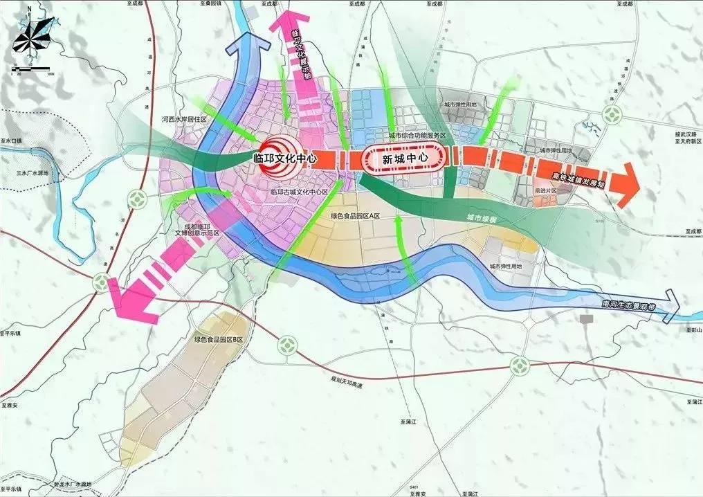 邛崃的规划宏景,预示着邛崃新一轮城市的发展与能量勃发.