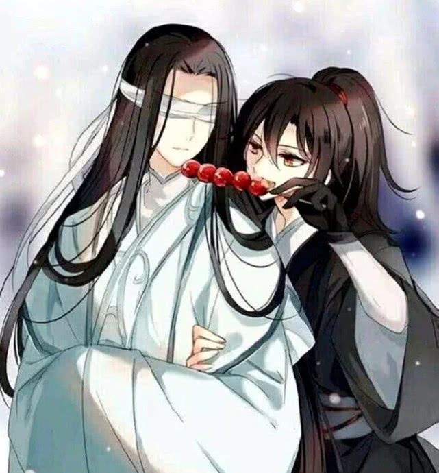 最近火了一组魔道祖师头像拿着糖葫芦的薛洋真的好乖巧