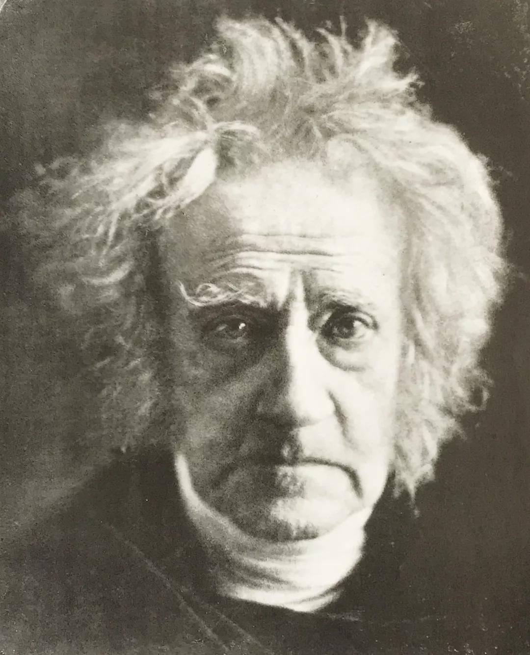 △《约翰·赫歇尔爵士》(sir john herschel),1867年,蛋白印相工艺