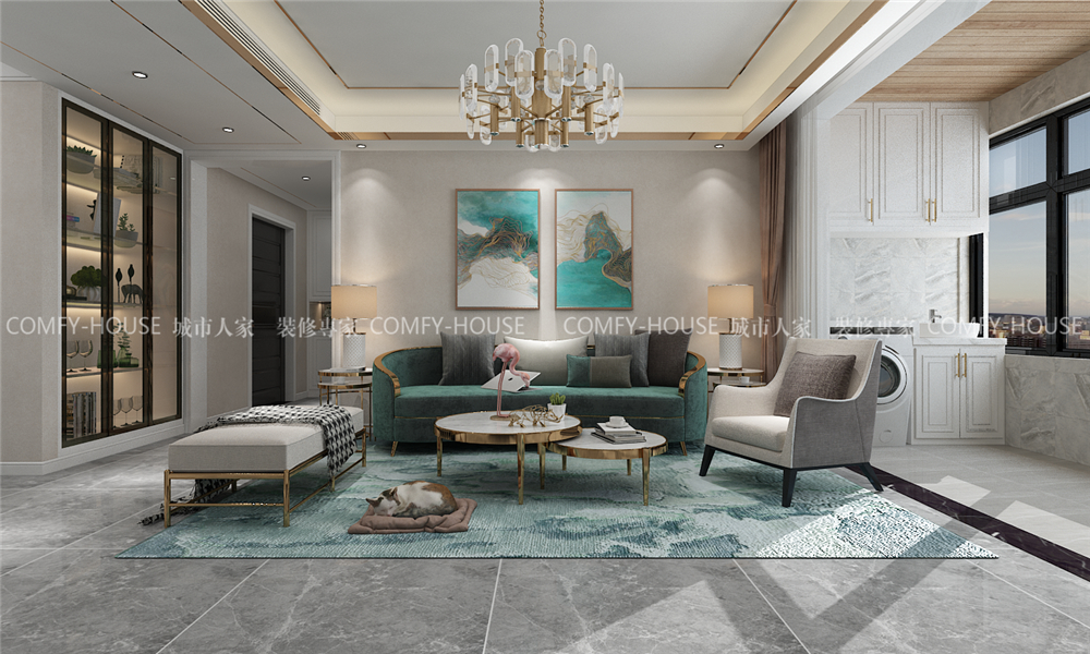 客厅贴瓷砖效果图暖色 2796513b29f94adbb0df3fcb1094c95f.jpeg