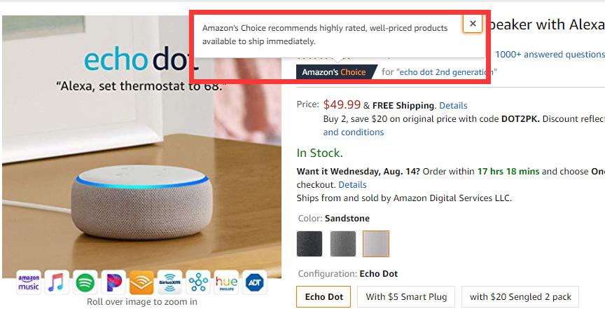 Amazon’s Choice有何内幕?姐夫竟因此被美国议员找上门! 澳门皇冠游戏