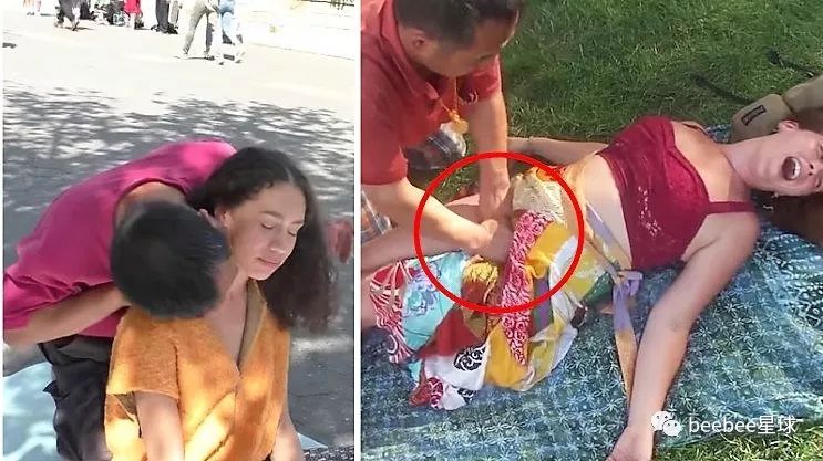 纽约怪姐姐在中国街头搞野生v姐姐,中招的叔叔全是自愿美女胖大腿图片