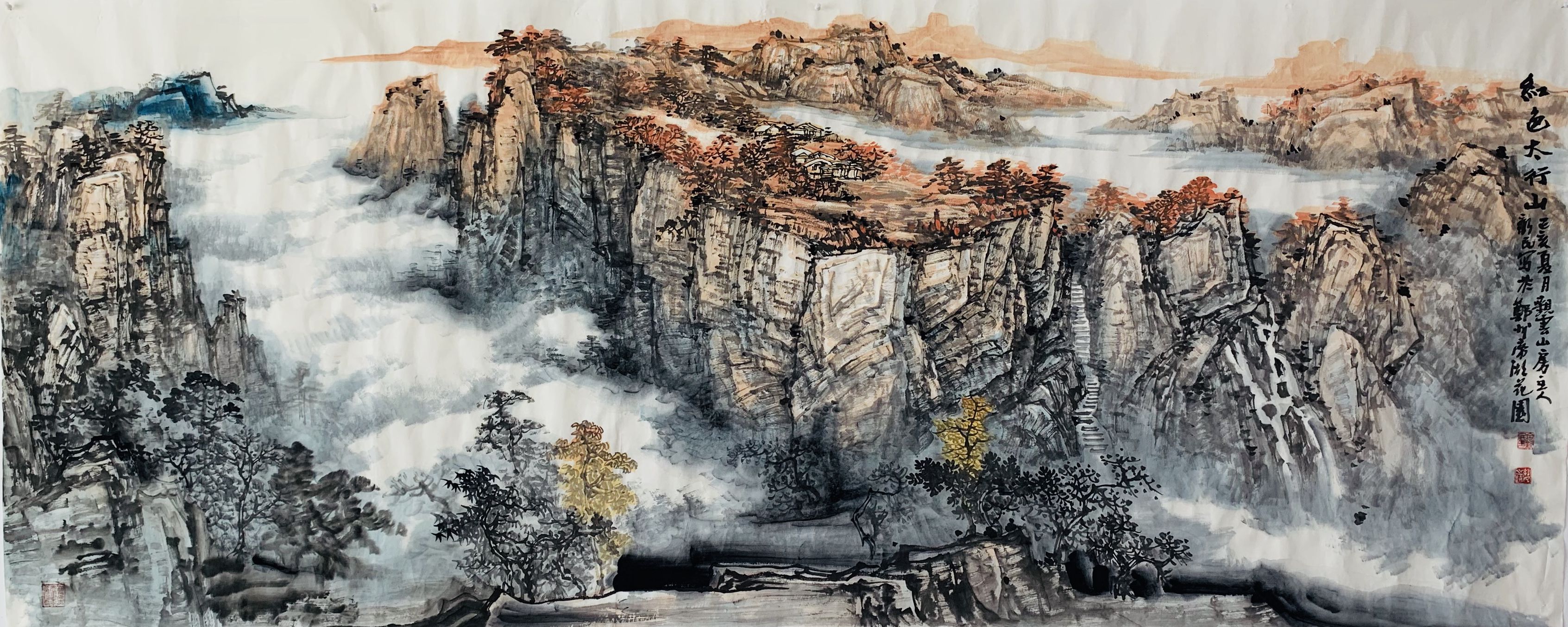 中国画名家——画家余新民山水画欣赏