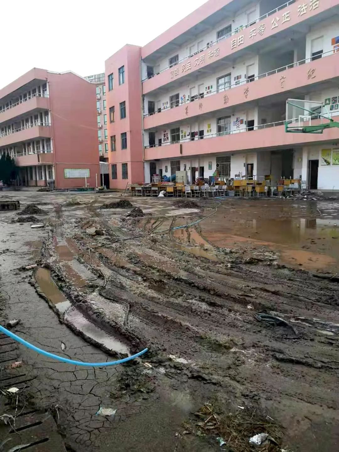 心系灾区我们在行动乐清市教育系统组织开展大荆片区学校灾后重建工作