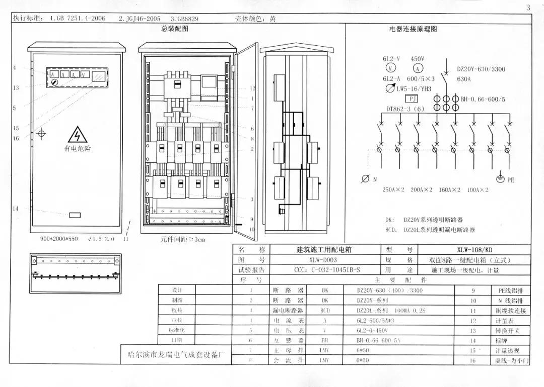 施工现场临时用电配电箱(柜) 标准化配置图集,只此一份!