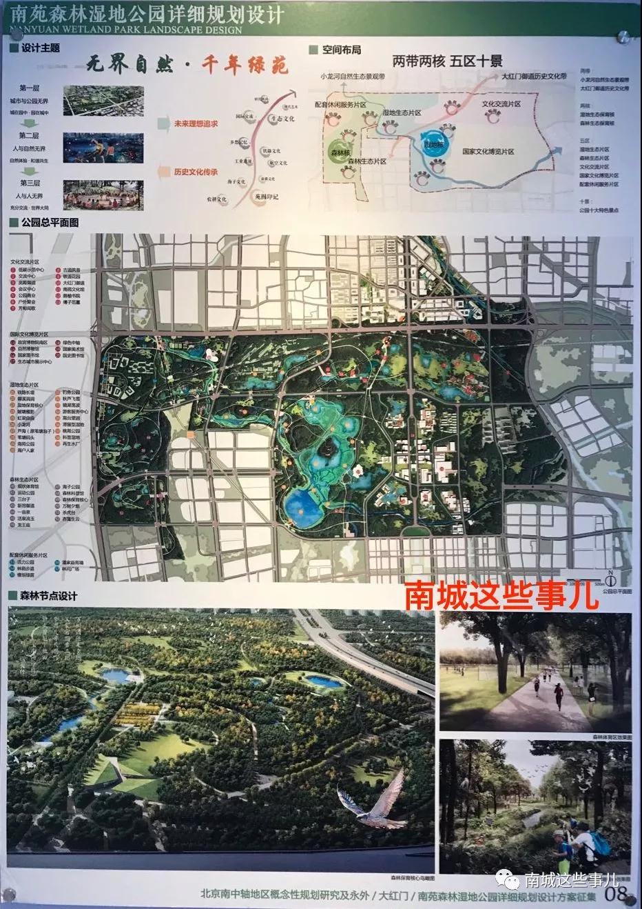 南苑森林湿地公园启动区开建11个南中轴绿化项目年内建成