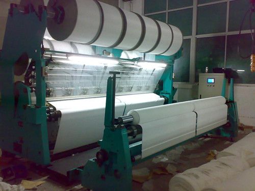 9. 纬编圆机:用来织造纬编织物的圆形机.
