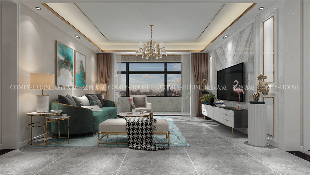 客厅贴瓷砖效果图暖色 947742aa513144e0aeb29973876b9540.jpeg