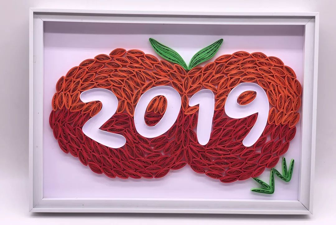 教你手工制作衍纸2019作品,简单精致的手工作品,进来了解一下?