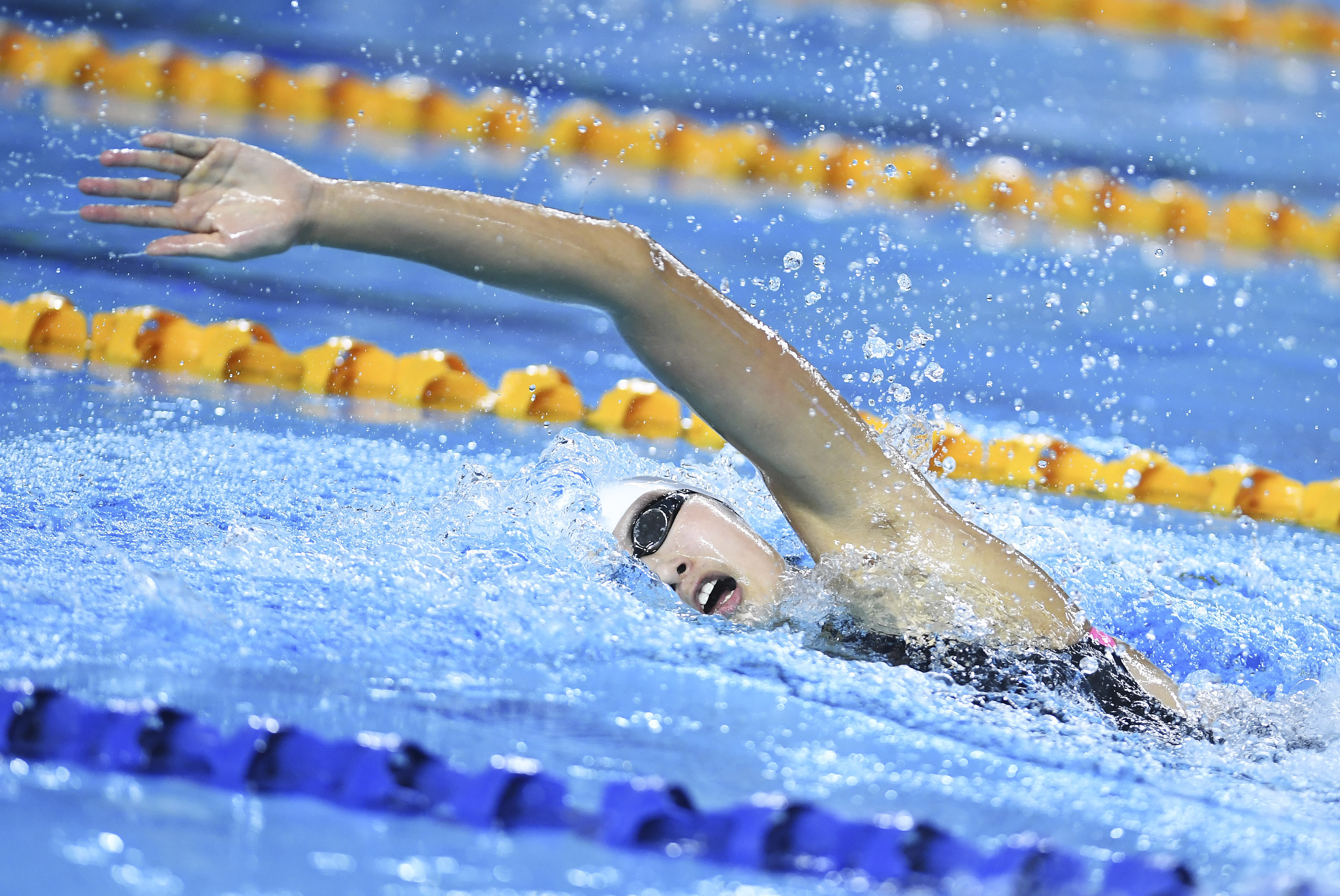 碾压纪录线！2016年里约奥运会女子800米自由泳决赛 莱德基强势夺冠_哔哩哔哩_bilibili
