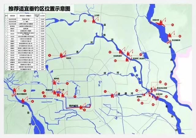 并在有条件的区域新建总计300余处垂钓点位,主要分布在永定河引水渠