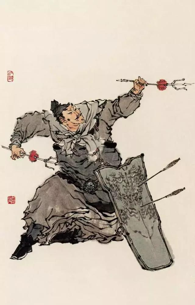 薛仁贵诉苦曲谱_薛仁贵方天画戟图片
