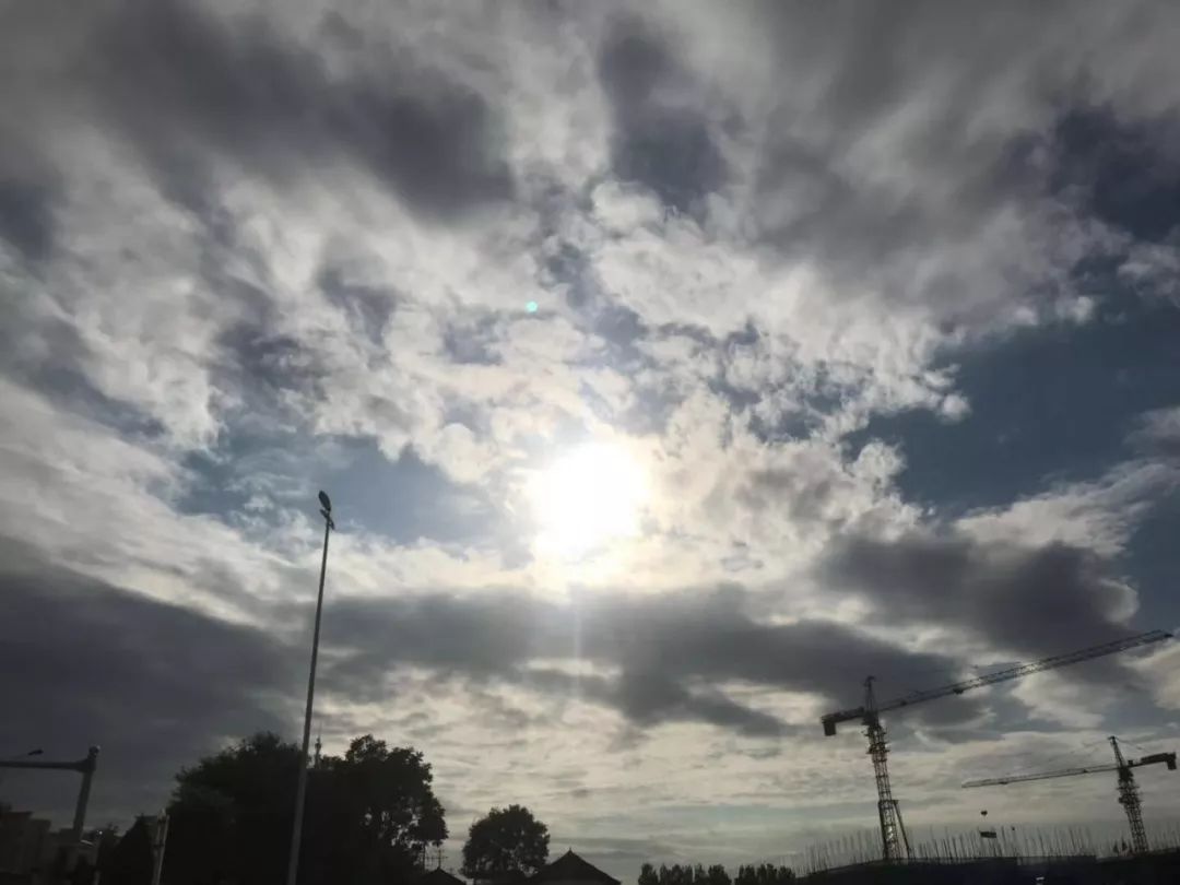 【雨过天晴】宝坻终于迎来了蓝天白云!晴空万里!_太阳