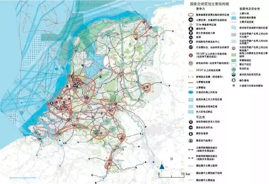 报告(图2,综合替代了上轮国家空间规划报告,重点区域规划《兰斯塔德