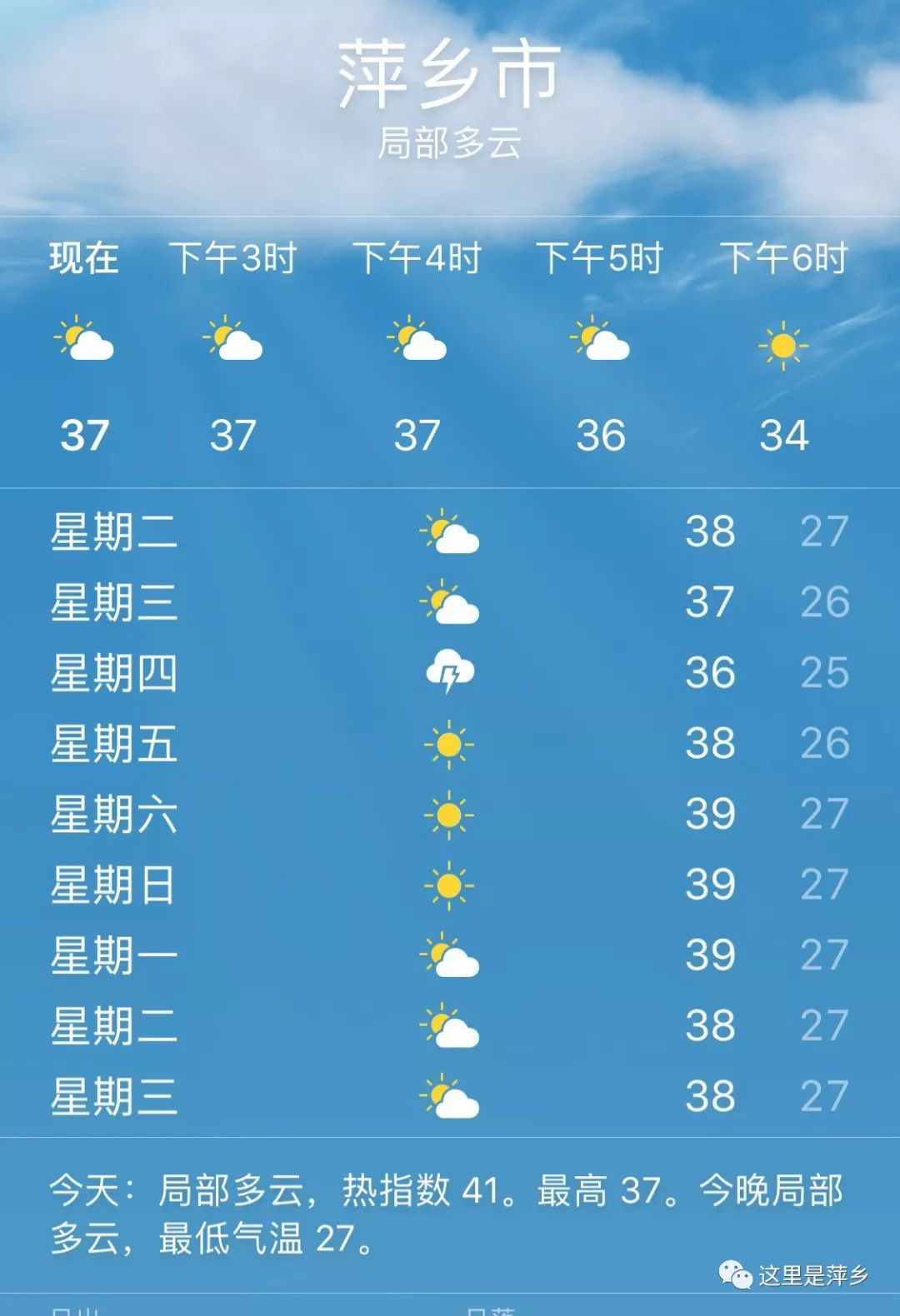 景德镇,鹰潭气温都纷纷退到了高温线以下,但大部分 地区的高温天气仍