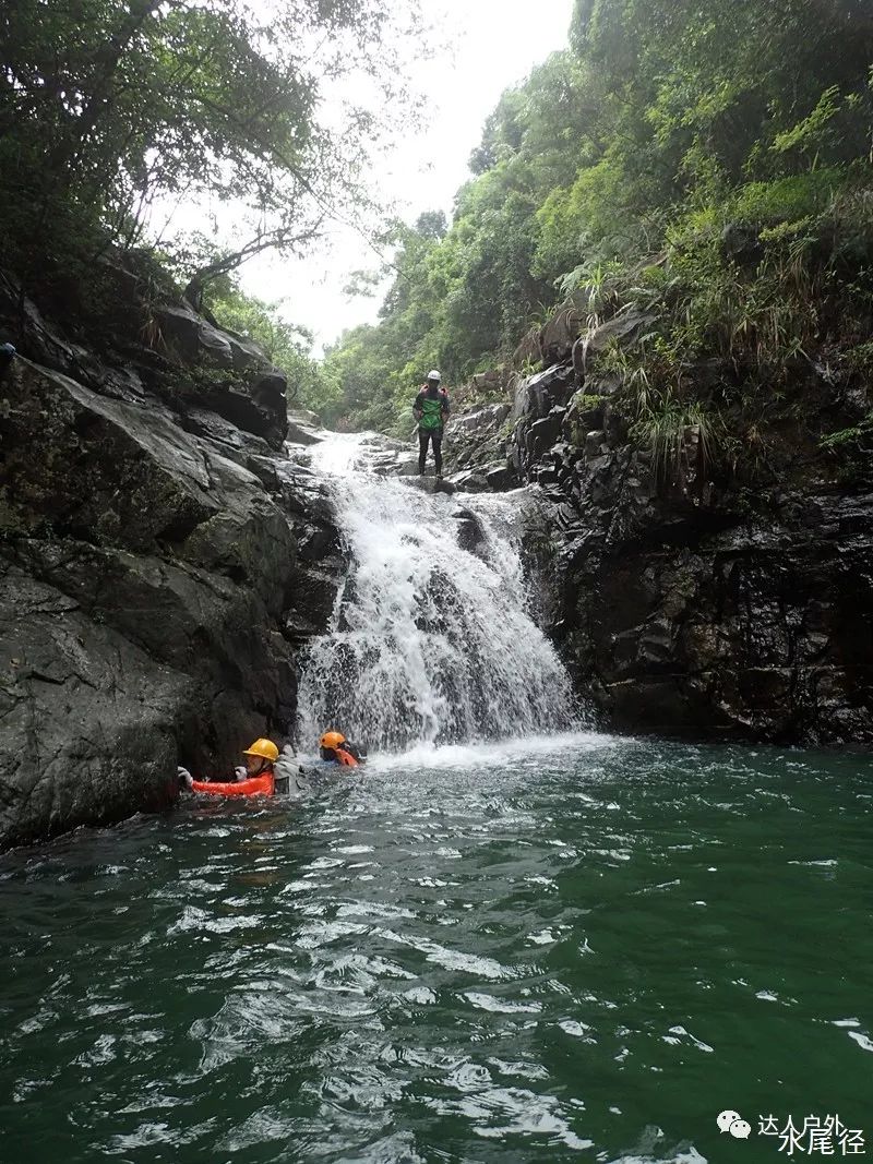 8月18日 惠州水尾径溯溪泡潭子,打火锅,飞瀑溯降,水底山下感受清凉