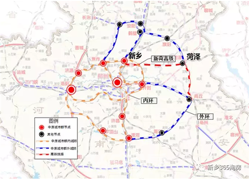 濮潢铁路:谋划新增客货铁路,起于濮阳,终点至潢川,设计时速120 km/h