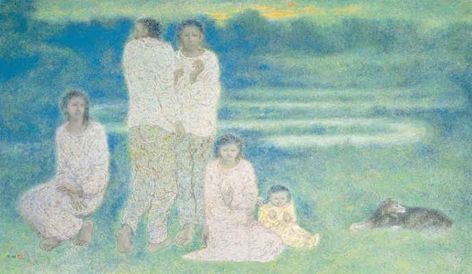高山辰雄：艺术的浑穆_日本