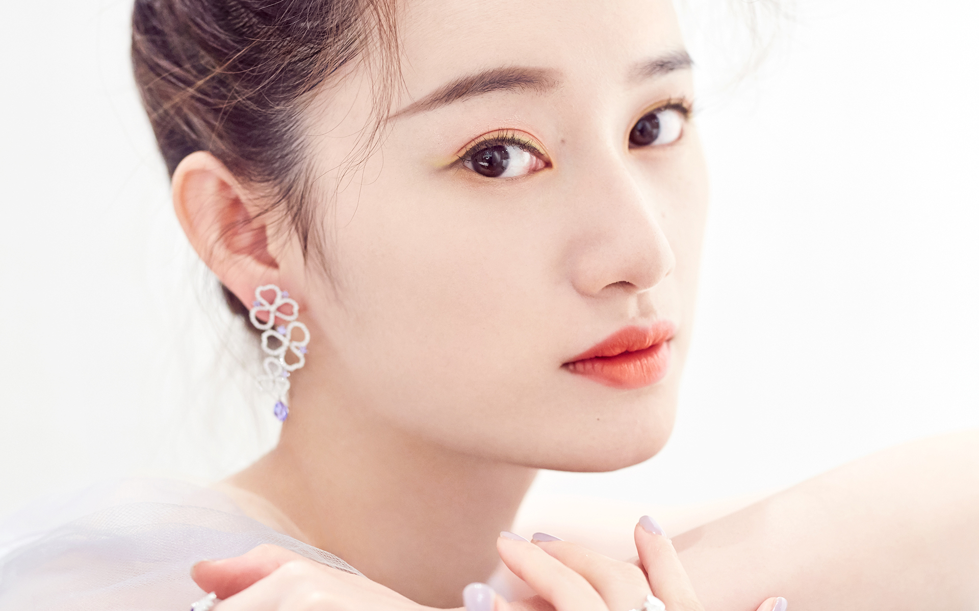 郭晓婷仙气甜美写真浪漫气息与少女心的完美结合