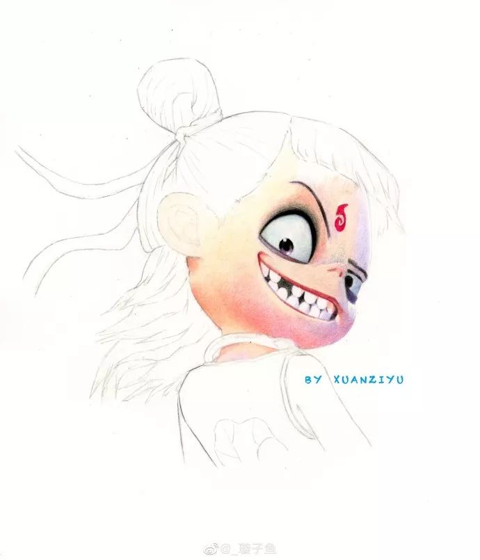 我命由我不由天| 哪吒&敖丙手绘壁纸手绘教程合集
