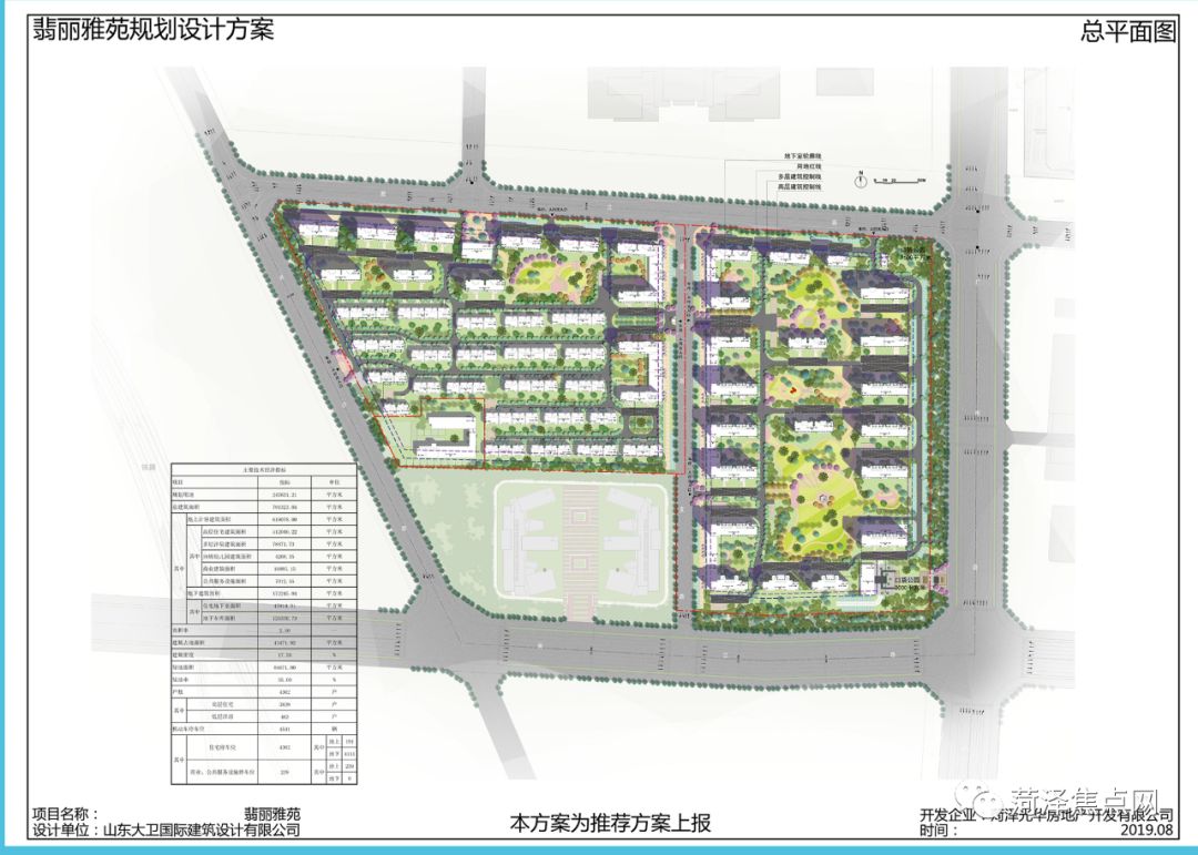 建筑面积79132304㎡菏泽城区新规划一小区可容纳4302户居住