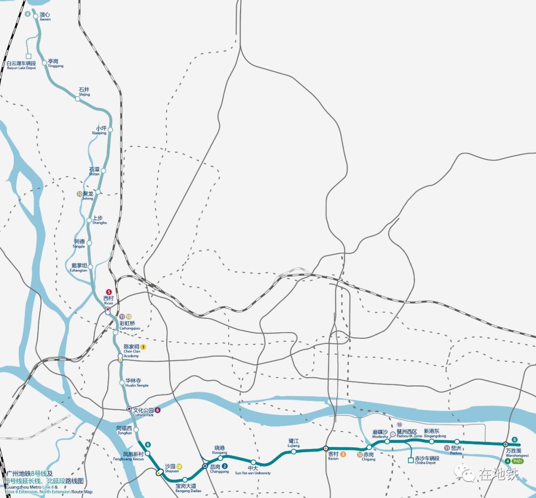 【地铁虾说】广州地铁8号线、21号线真实线路