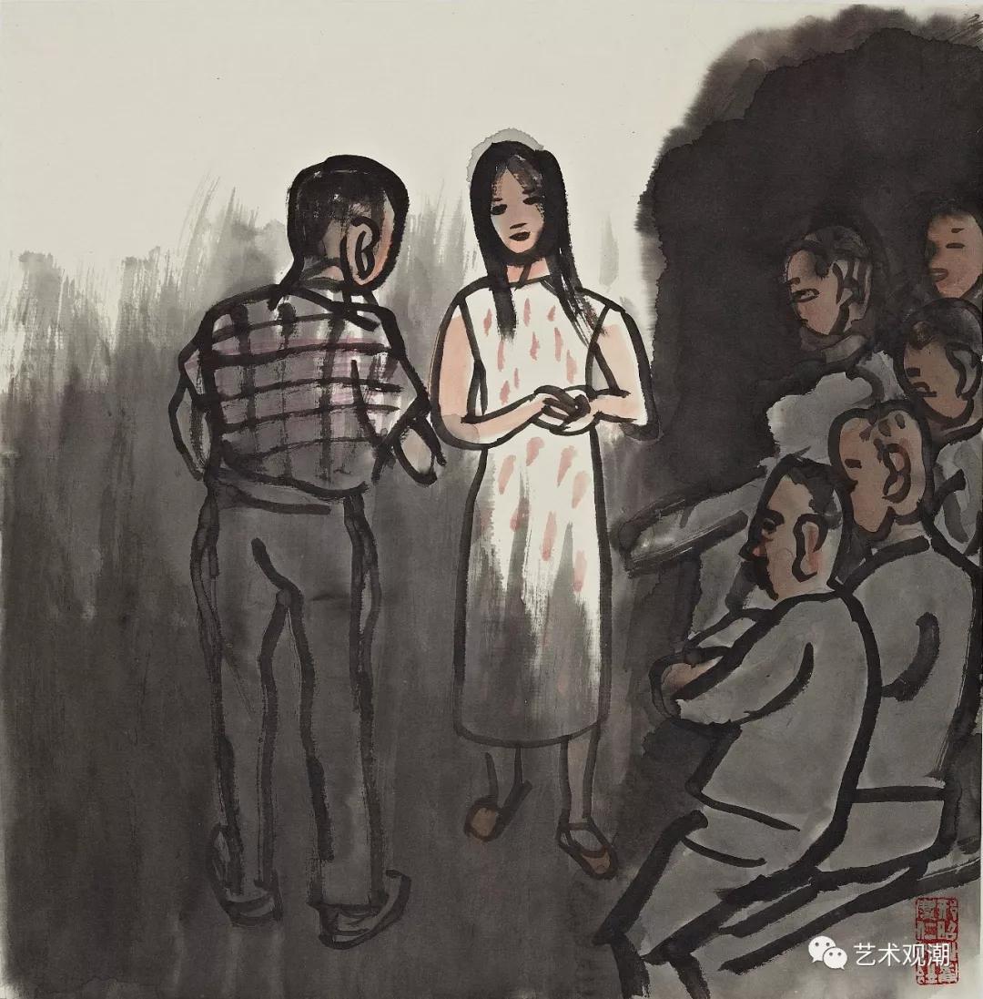 中国美术馆学术邀请系列展:"我从长安来——邢庆仁画展"在京开幕